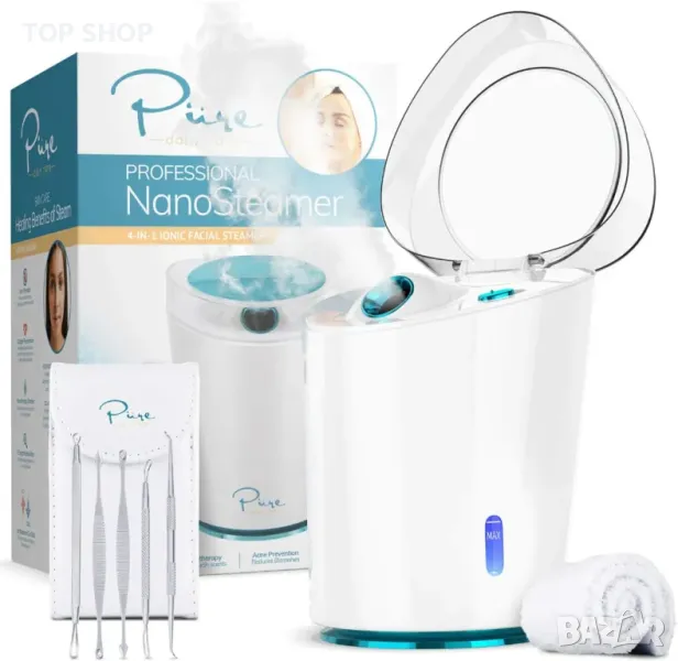 Уред за пара йонен NanoSteamer PRO 4-в-1, снимка 1