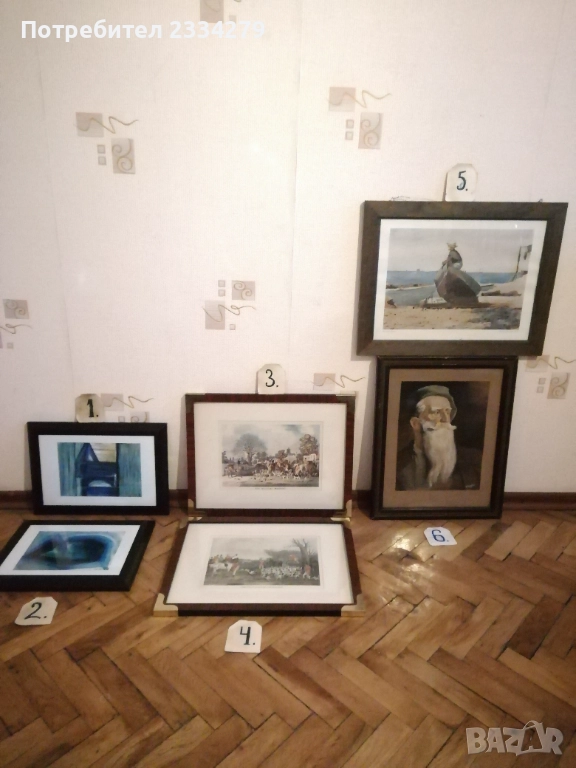 Картини принтер и рисувани в рамки, снимка 1