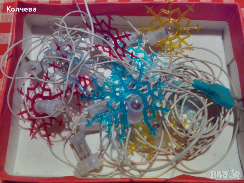 продавам лампички за елха и поставки за свещи, снимка 1