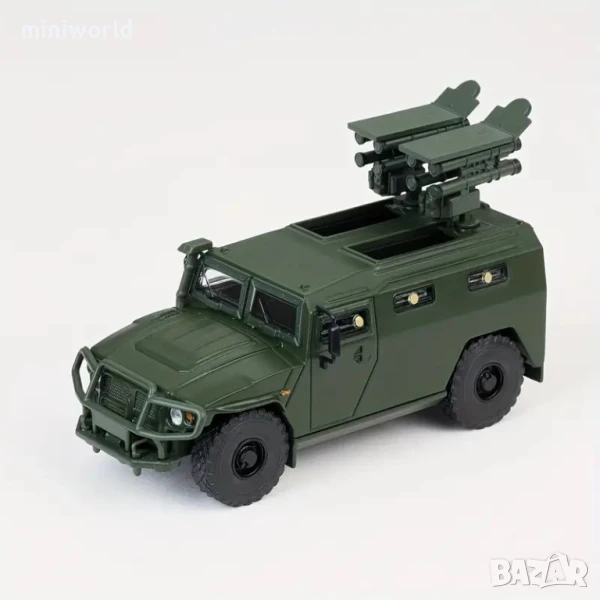ГАЗ 233036 ”Тигр” - мащаб 1:64 на LCD Models моделът е нов в кутия, снимка 1