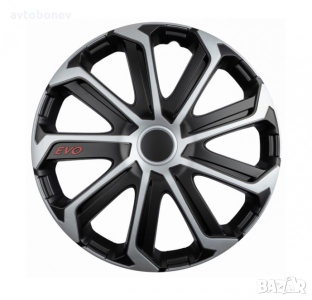 Тасове за джанти 15'' Versaco Evo Black/Silver, снимка 1