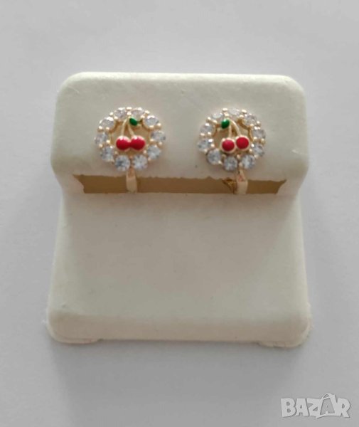 *нови златни детски обици 52140, снимка 1