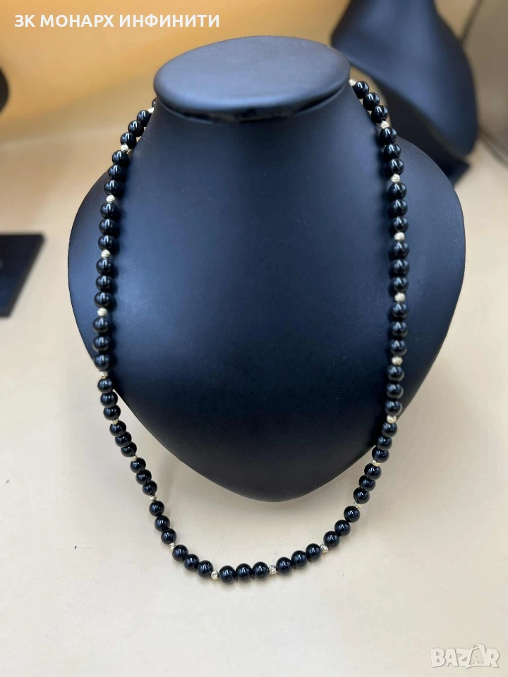 Златен Ланец с Топчета , снимка 1