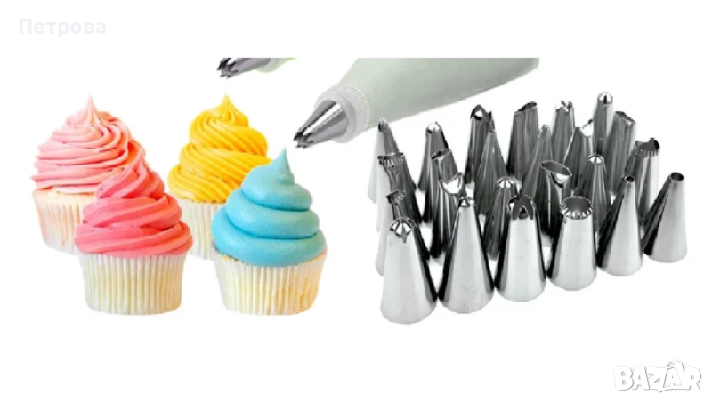 Комплект накрайници за пош – 24 бр., снимка 1