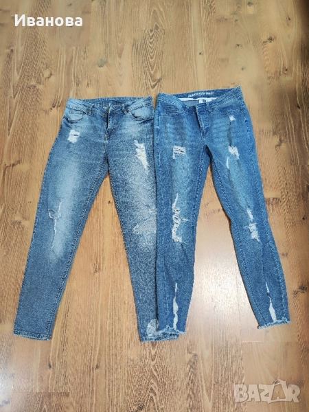 Накъсани дънки,в отлично състояние.Размер С-М, снимка 1