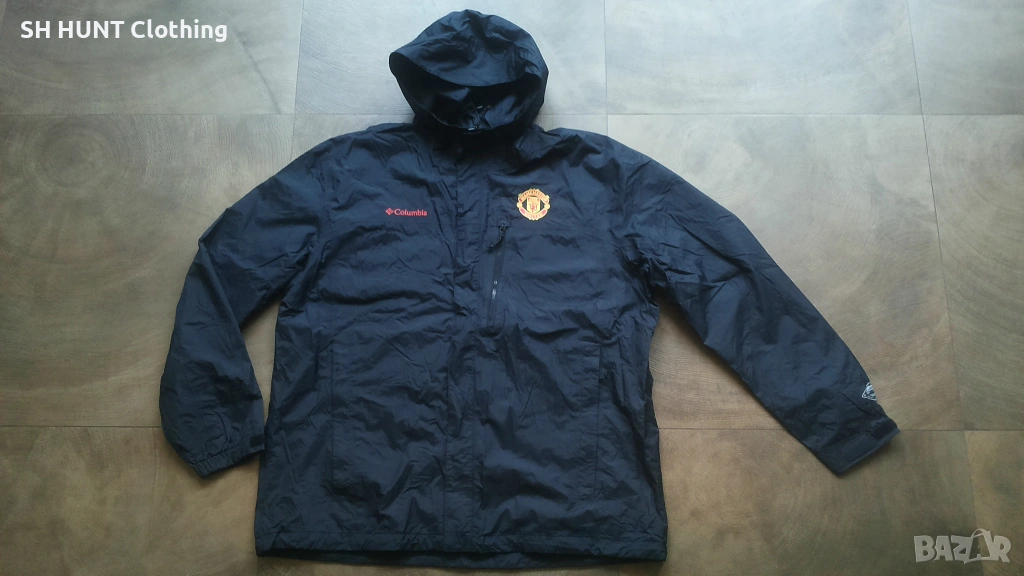 COLUMBIA MANCHESTER UNITED OMNI-TECH Waterproof Jacket Размер 2-3XL яке водонепромокаемо 5-68, снимка 1