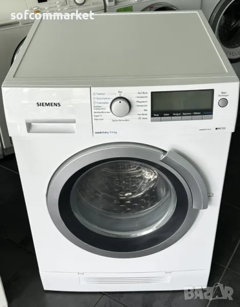 Пералня със сушилня 7 кг Siemens iQ700, снимка 1