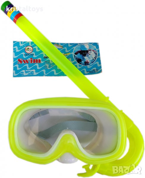 Детски комплект за плуване Шнорхел с маска, снимка 1