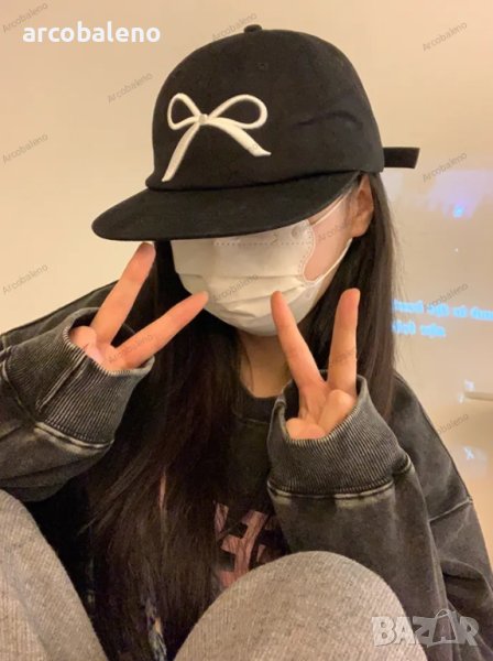 Модерна и универсална ежедневна бейзболна шапка с бродирана панделка, снимка 1