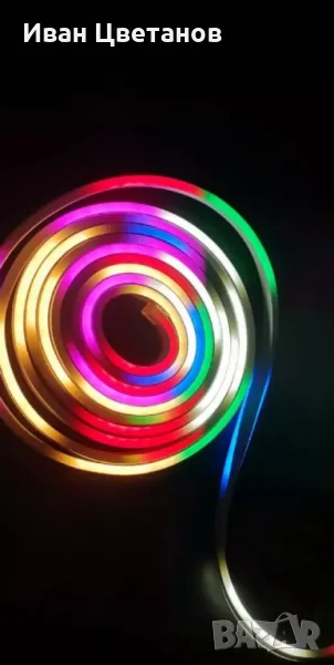 Многоцветна LED лента - перфектната украса за дома, снимка 1