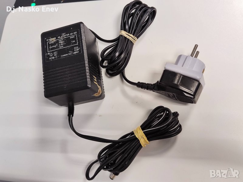 Canon AC/DC adapter ad-150 9.5v 1.5a - Стабилизиран адаптер за педалборд и китарни ефекти, снимка 1