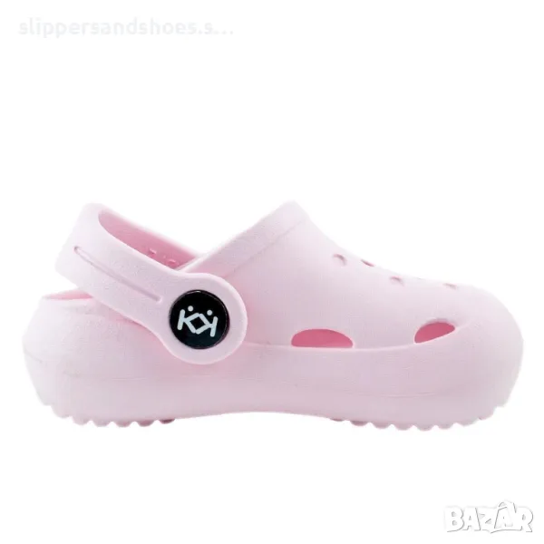 Детски чехли КК в цвят розов шейк, снимка 1