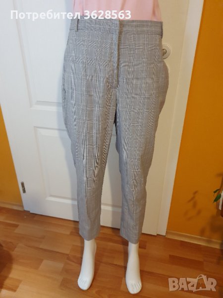 Дамски кариран панталон ZARA, снимка 1