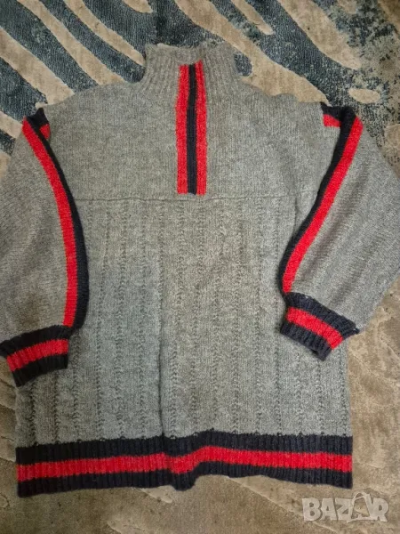 сив топъл пуловер Радис, снимка 1