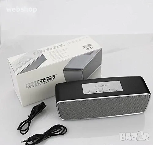 Блутут колонка S2025 с радио, стилен дизайн, плътен бас, силен и чист звук, снимка 1
