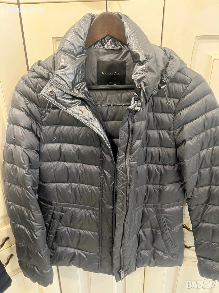 Дамско пухено яке Massimo Dutti – естествен пух, снимка 1