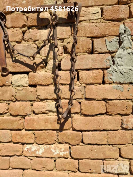 Автентичен синджир за закачане на котли, снимка 1