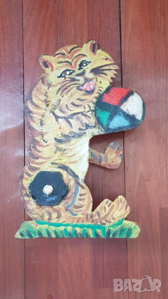 Механичен метален лъв от стрелбище, снимка 1