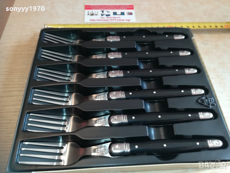 laguiole 6бр BLACK-вилици 1202211548, снимка 1