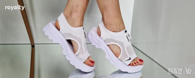 Nike бели дамски сандали , снимка 1