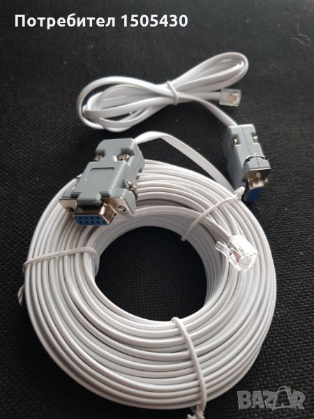 Телефонен кабел 11+1 м. с конектори, снимка 1