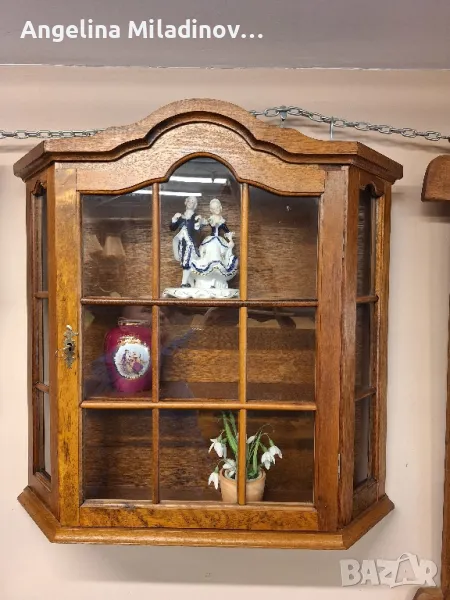 Винтидж витринка за стена , снимка 1