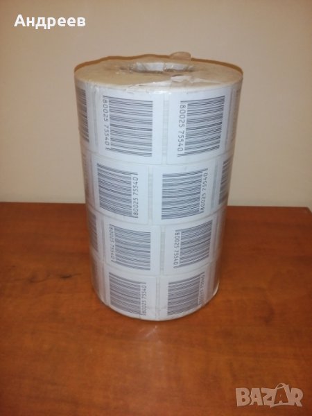 Радио-честотен етикет против кражби 4х4 баркод - 1000бр., снимка 1