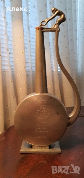 Голям стар калаен павур–1939г Маркиран, над 1кг Отличен!, снимка 1