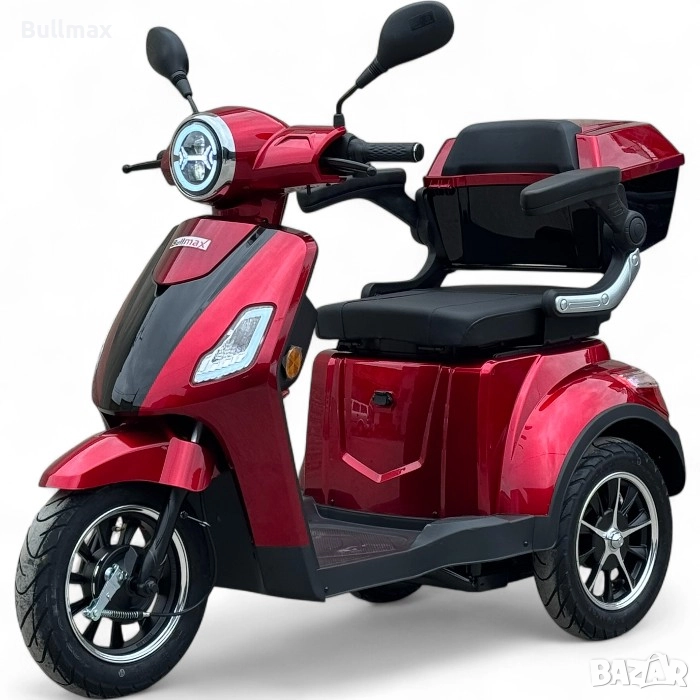 Електрическа триколка Fullmax R1, 1500W, 60V/20Ah, Сива, CE сертификат, снимка 1