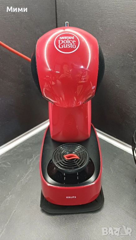 Кафемашина Nescafe Dolce Gusto Infinissima KRUPS - червена, снимка 1