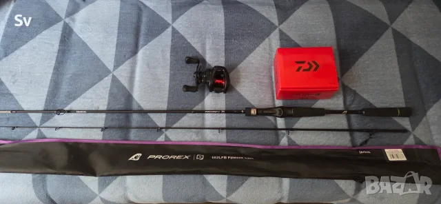 Байткаст въдица DAIWA Prorex S 2,05m 5-14g, Мултипликатор Daiwa PR100