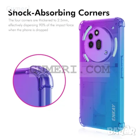 Nothing Phone (3a) Pro Противоударен Цветен Гръб С Подсилени Ръбове "Air", снимка 5 - Калъфи, кейсове - 50045807