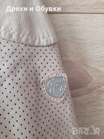 Бежово яке естествена кожа Gipsy , снимка 10 - Якета - 54095697