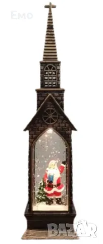 Вълшебна коледна кула с LED светлини и падащи снежинки, снимка 6 - Лед осветление - 47728189