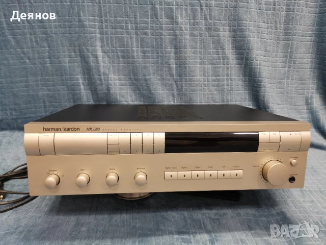Ресийвър Harman Kardon HK 3300цвят „шампанско“, безупречен., снимка 4 - Ресийвъри, усилватели, смесителни пултове - 51871800