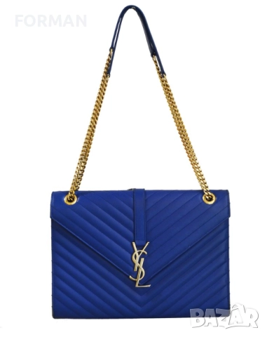 СТРАХОТНА чанта в кралскосин цвят