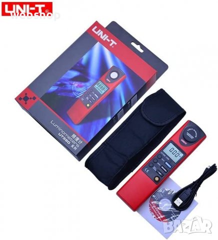 Цифров луксметър UT-382 за измерване на осветеност |LUX| USB, снимка 5 - Други инструменти - 38689003
