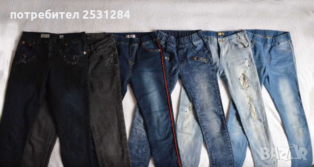 дънки за момиче , клин за момиче 10-12 години цени от 3,50 лв, снимка 1 - Детски панталони и дънки - 30608644