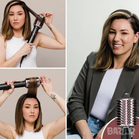 Маша Shark FlехЅtуlе 3-в-1 Air Styler и сешоар HD426EU, снимка 3 - Маши за коса - 55711149
