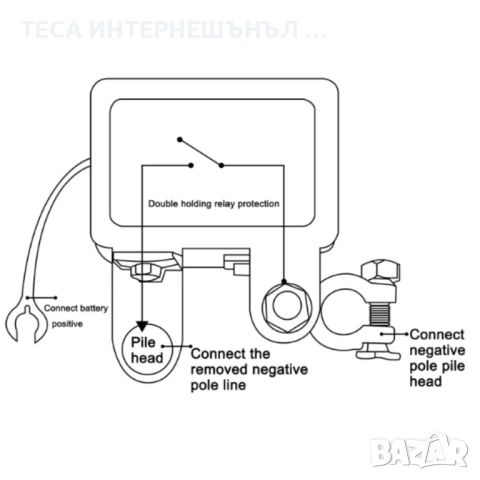 Ключ маса, Дистанционен Прекъсвач на Акумулатора 12V 240A, кола, лодка, каравана, АТВ, 4x4, снимка 9 - Аксесоари и консумативи - 50904284