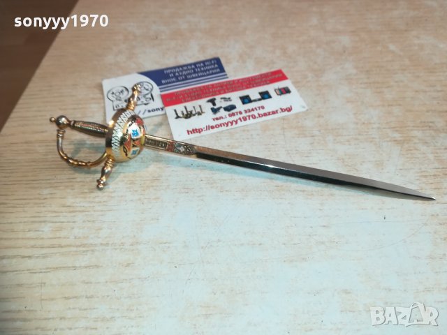 toledo gold 21см-нож/рапира 2311201212, снимка 5 - Колекции - 30882756