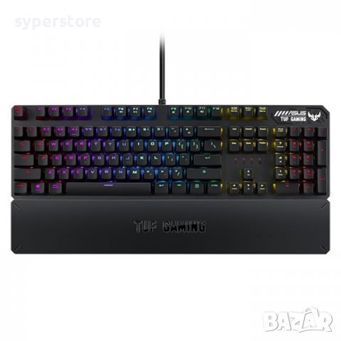 Клавиатура Asus TUF K3 RGB LED  Геймърска Gaming  черна, SS300668