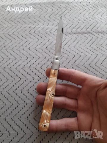 Стар джобен нож,ножче,ножка #174, снимка 4 - Други ценни предмети - 53367526