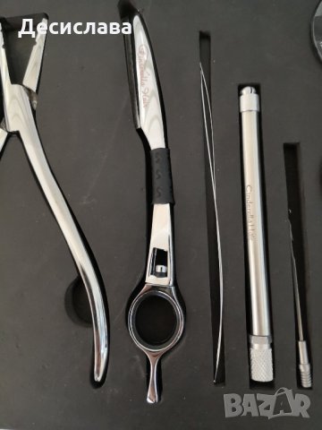 Комплект инструменти / поставяне на треси / кичури / екстеншън, снимка 7 - Фризьорски принадлежности - 31063850