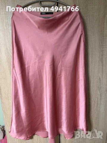 Сатенена пола Zara