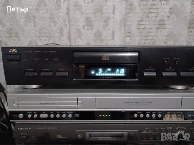 Качествен CD плеър JVC XL-V120 Чете без грешка и записвани дискове , снимка 1