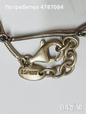 Сребърно колие и гривна, снимка 3 - Бижутерийни комплекти - 54086408