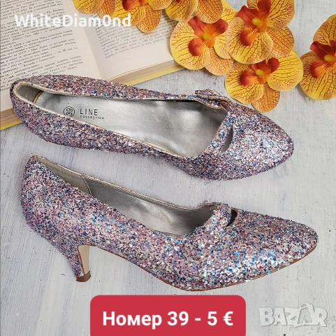 РАЗПРОДАЖБА на стилни дамски обувки на ток номер 39 , снимка 6 - Дамски обувки на ток - 54015327