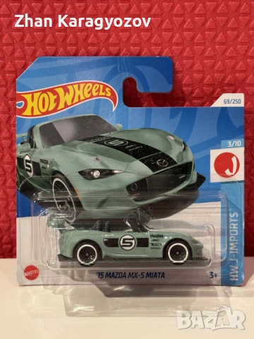 Hot Wheels JDM сет 5 броя – Mazda / Datsun / Honda / Toyota, снимка 5 - Коли, камиони, мотори, писти - 54356436