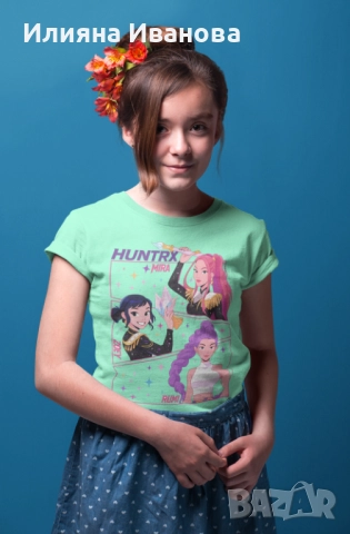 Тениска, ватирана блуза - KPop Demon Hunters, снимка 5 - Детски тениски и потници - 51521646